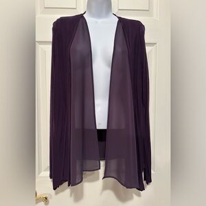 Simply Vera Vera Wang Deep Purple Cardigan